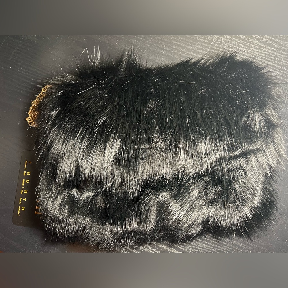 FHQHTH FAUX FUR PURSE